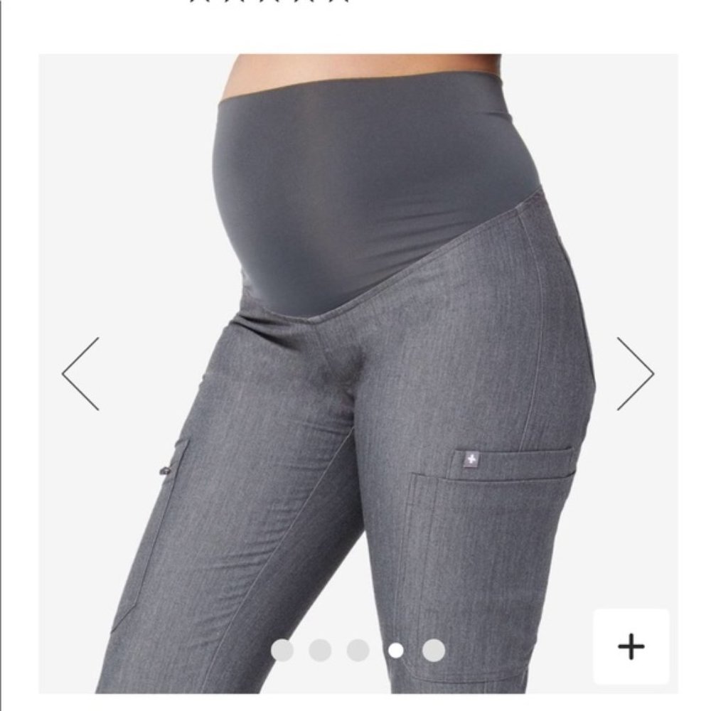 FIGS maternity Zamora Jogger in Graphite set M top L bottom